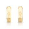 Thumbnail Image 2 of Geometric 12.6mm Huggie Hoop Earrings in 14K Gold