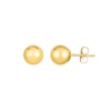 Polished 7.0mm Ball Stud Earrings in 14K Gold