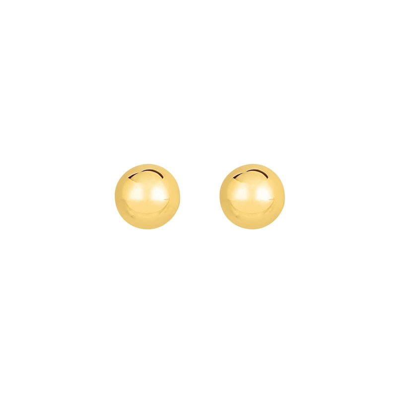 Main Image 2 of Polished 7.0mm Ball Stud Earrings in 14K Gold