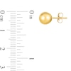Thumbnail Image 3 of Polished 7.0mm Ball Stud Earrings in 14K Gold