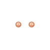 Thumbnail Image 2 of Polished 4.0mm Ball Stud Earrings in 14K Rose Gold