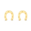 Thumbnail Image 2 of Horseshoe Stud Earrings in 14K Gold