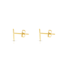 Thumbnail Image 3 of Paw Print Cutout Stud Earrings in 14K Gold