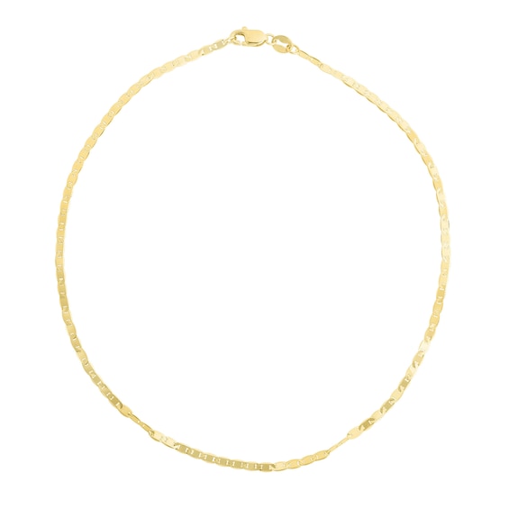 1.2mm Mariner Chain Bracelet in Hollow 10K Gold - 7.0"