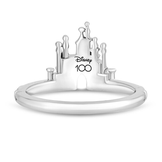 Enchanted Disney 1/5 CT. T.w. Diamond Castle Ring Set in Sterling Silver
