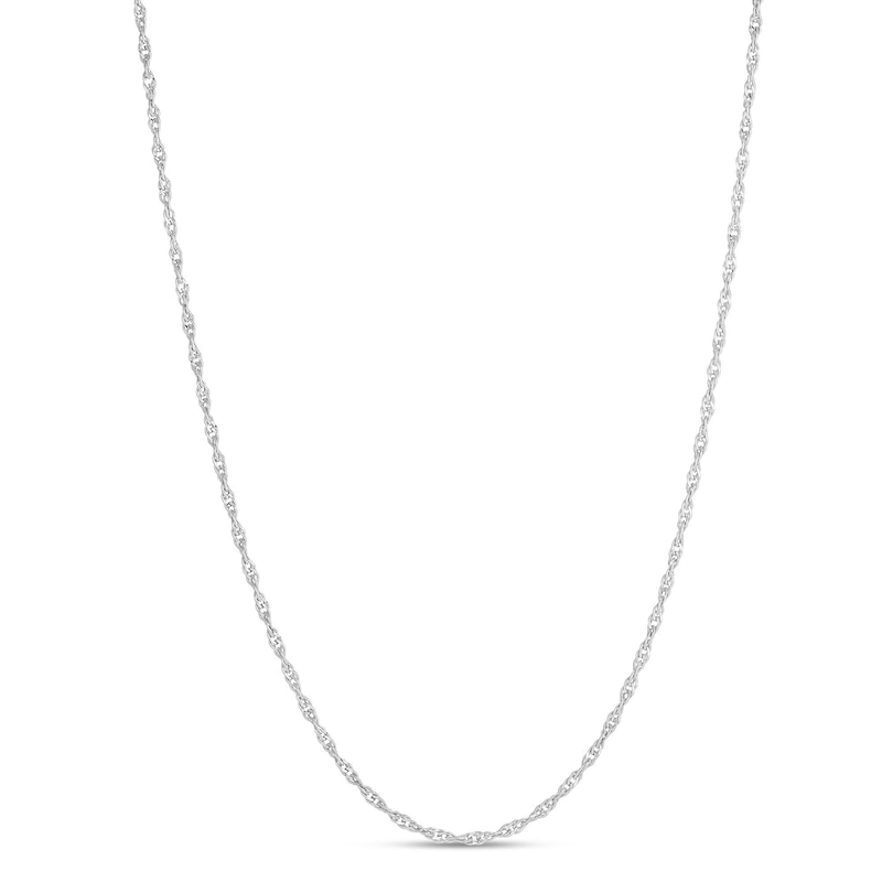 1.8mm Singapore Chain Necklace in Hollow Sterling Silver - 24"