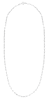 Thumbnail Image 2 of 2.5mm Diamond-Cut Paper Clip Chain Necklace in Solid Sterling Silver  - 18"