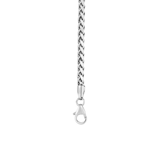 3.2mm Wheat Chain Necklace in Hollow Sterling Silver - 24"