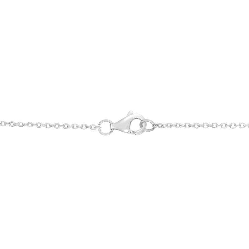 Main Image 2 of Cursive "love" Necklace in Sterling Silver