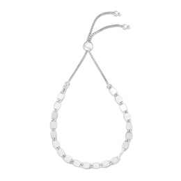 Mariner-Style Chain-Link Bolo Bracelet in Sterling Silver - 9.25"