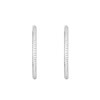 Thumbnail Image 2 of 35.0mm Diamond-Cut Hoop Earrings in Sterling Silver