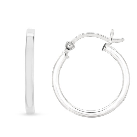 15.0mm Hoop Earrings in Sterling Silver