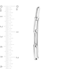 Thumbnail Image 3 of Paper Clip Chain Drop Earrings in Sterling Silver