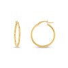 Thumbnail Image 2 of Essentials Three Pair Polished Hoop Earrings Set in 10K Gold