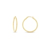 Thumbnail Image 4 of Essentials Three Pair Polished Hoop Earrings Set in 10K Gold