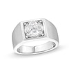 Thumbnail Image 1 of 1 CT. T.W. Multi-Diamond Squared Ring in 14K White Gold
