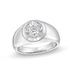 Thumbnail Image 1 of 1 CT. T.W. Multi-Diamond Dome Ring in 14K White Gold