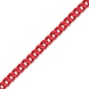 Thumbnail Image 2 of Men's 5.0mm Franco Chain Necklace in Solid Stainless Steel  with Red Acrylic - 26"