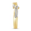 Thumbnail Image 2 of 3/4 CT. T.W. Emerald-Cut Diamond Sideways Bridal Set in 10K Gold