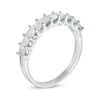 Thumbnail Image 2 of 1 CT. T.W. Princess-Cut Diamond High Profile Ten Stone Ring in 14K White Gold