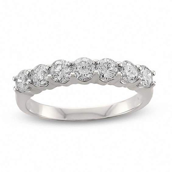 1 CT. T.w. Diamond Seven Stone Ring in Platinum