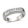 Thumbnail Image 0 of Men's 1/2 CT. T.W. Diamond Eight Stone Channel Band in 14K White Gold