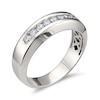 Thumbnail Image 1 of Men's 1/2 CT. T.W. Diamond Eight Stone Channel Band in 14K White Gold