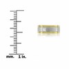 Thumbnail Image 4 of 1/5 CT. Square-Cut Diamond Offset Solitaire Band in 14K Two-Tone Gold