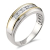 Thumbnail Image 2 of 1/2 CT. T.W. Diamond Five Stone Band in 14K Two-Tone Gold