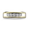 Thumbnail Image 3 of 1/2 CT. T.W. Diamond Five Stone Band in 14K Two-Tone Gold