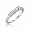Thumbnail Image 1 of 1/2 CT. T.W. Princess-Cut Diamond High Profile Five Stone Ring in 14K White Gold