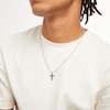 Thumbnail Image 2 of Vera Wang Men 1-1/2 CT. T.W. Black Diamond Cross Pendant in Sterling Silver