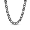 Thumbnail Image 0 of Vera Wang Men 4-3/8 CT. T.W. Black Diamond Curb Chain Necklace in Sterling Silver with Black Ruthenium - 20"