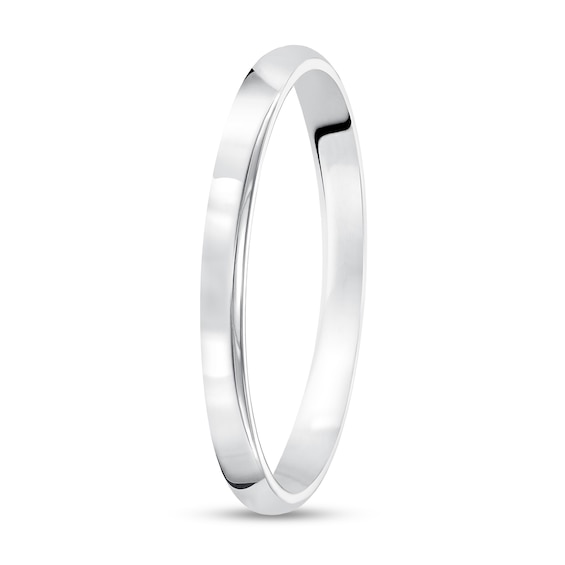 2.0mm Engravable Low Dome Comfort-Fit Wedding Band in 10K Gold (1 Line
