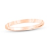 Thumbnail Image 0 of 2.0mm Engravable Low Dome Comfort-Fit Wedding Band in 10K Rose Gold (1 Line)