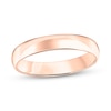 Thumbnail Image 0 of 4.0mm Engravable Low Dome Comfort-Fit Wedding Band in 10K Rose Gold (1 Line)