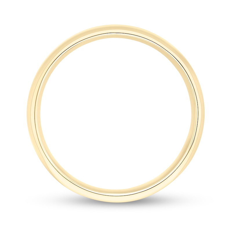 Main Image 3 of 6.0mm Engravable Low Dome Comfort-Fit Wedding Band in 10K Gold (1 Line)