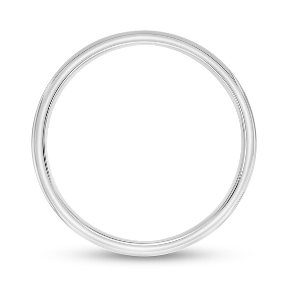 4.0mm Engravable Low Dome Comfort-Fit Wedding Band in 14K Gold (1 Line