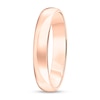 Thumbnail Image 1 of Men's 4.0mm Engravable Low Dome Comfort-Fit Wedding Band in 14K Rose Gold (1 Line)