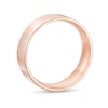 Thumbnail Image 2 of Men's 6.0mm Engravable Flat Anniversary Band in 14K Rose Gold (1 Line)