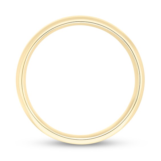 6.0mm Engravable Low Dome Comfort-Fit Wedding Band in 14K Gold (1 Line)