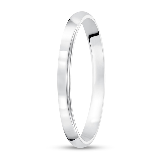 2.0mm Engravable Low Dome Comfort-Fit Wedding Band in 14K Gold (1 Line