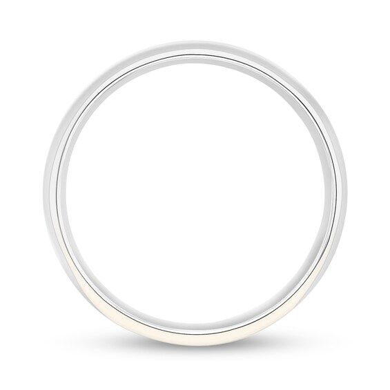 6.0mm Engravable Low Dome Comfort-Fit Wedding Band in 14K Gold (1 Line