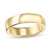 Thumbnail Image 1 of 6.5mm Engravable Euro Wedding Band in 14K Gold (1 Line)