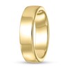 Thumbnail Image 2 of 6.5mm Engravable Euro Wedding Band in 14K Gold (1 Line)