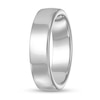 Thumbnail Image 1 of 6.5mm Engravable Euro Wedding Band in 14K White Gold (1 Line)
