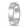 Thumbnail Image 1 of 6.5mm Engravable Euro Wedding Band in 14K White Gold (1 Line)