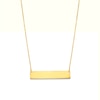 Thumbnail Image 1 of Polished Bar Necklace in 10K Gold