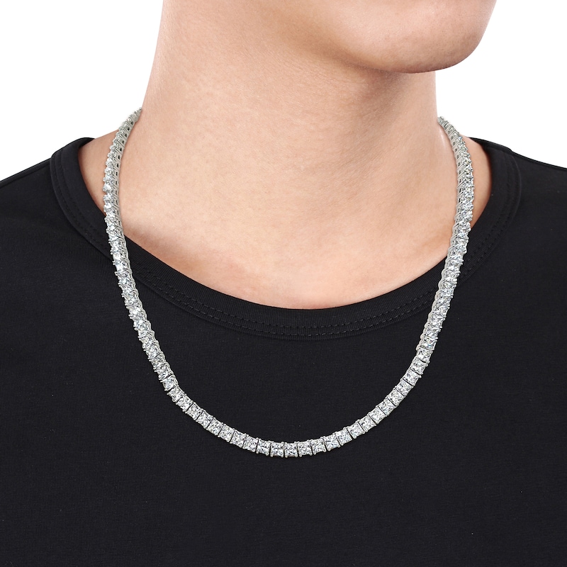 Men's Squared Silver Chain