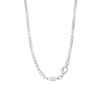 Thumbnail Image 3 of Vera Wang Men 1/2 CT. T.W. Black Diamond and Ceylon Blue Sapphire Hamsa Pendant in Two-Tone Sterling Silver - 22"